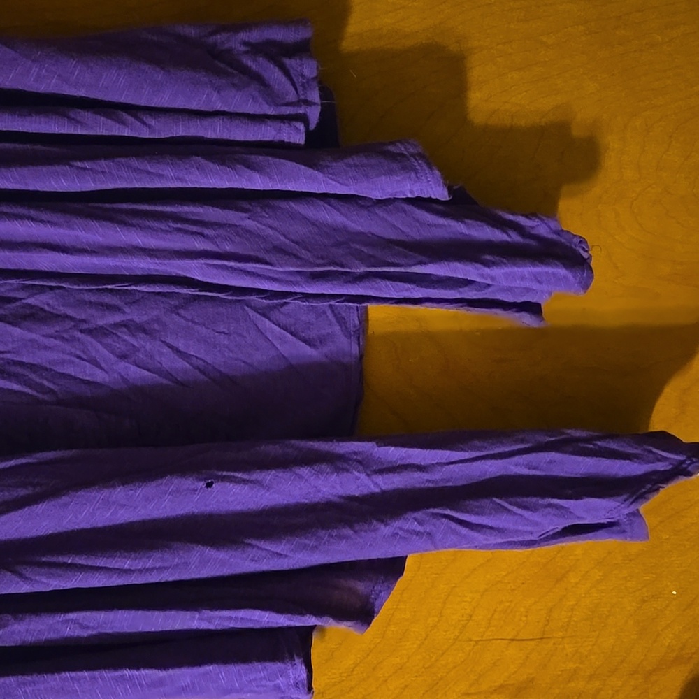 Purple Angel Wing Women's Top Size Large: C - Picture 7 of 8